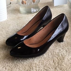 Black Patent Leather Heels